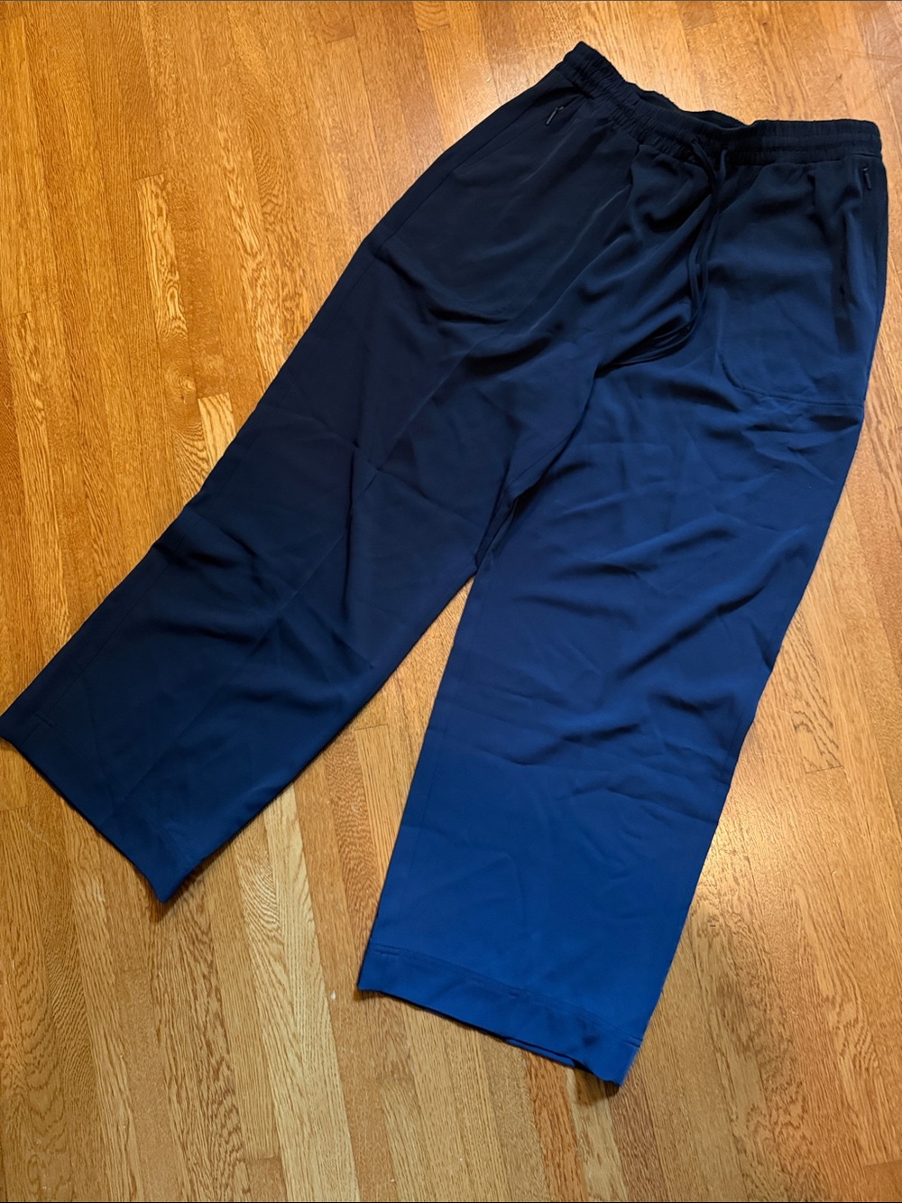 SPANX WOMENS  Navy Blue Pull-On Pants Size XL